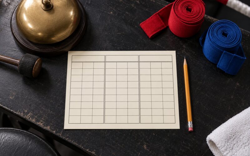 How to Read a Boxing Scorecard in 2026: A Simple Guide