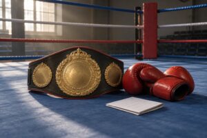 how a vacant title fight works