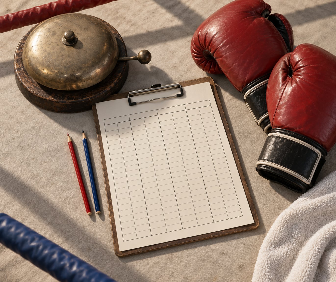 how boxing judges score a round