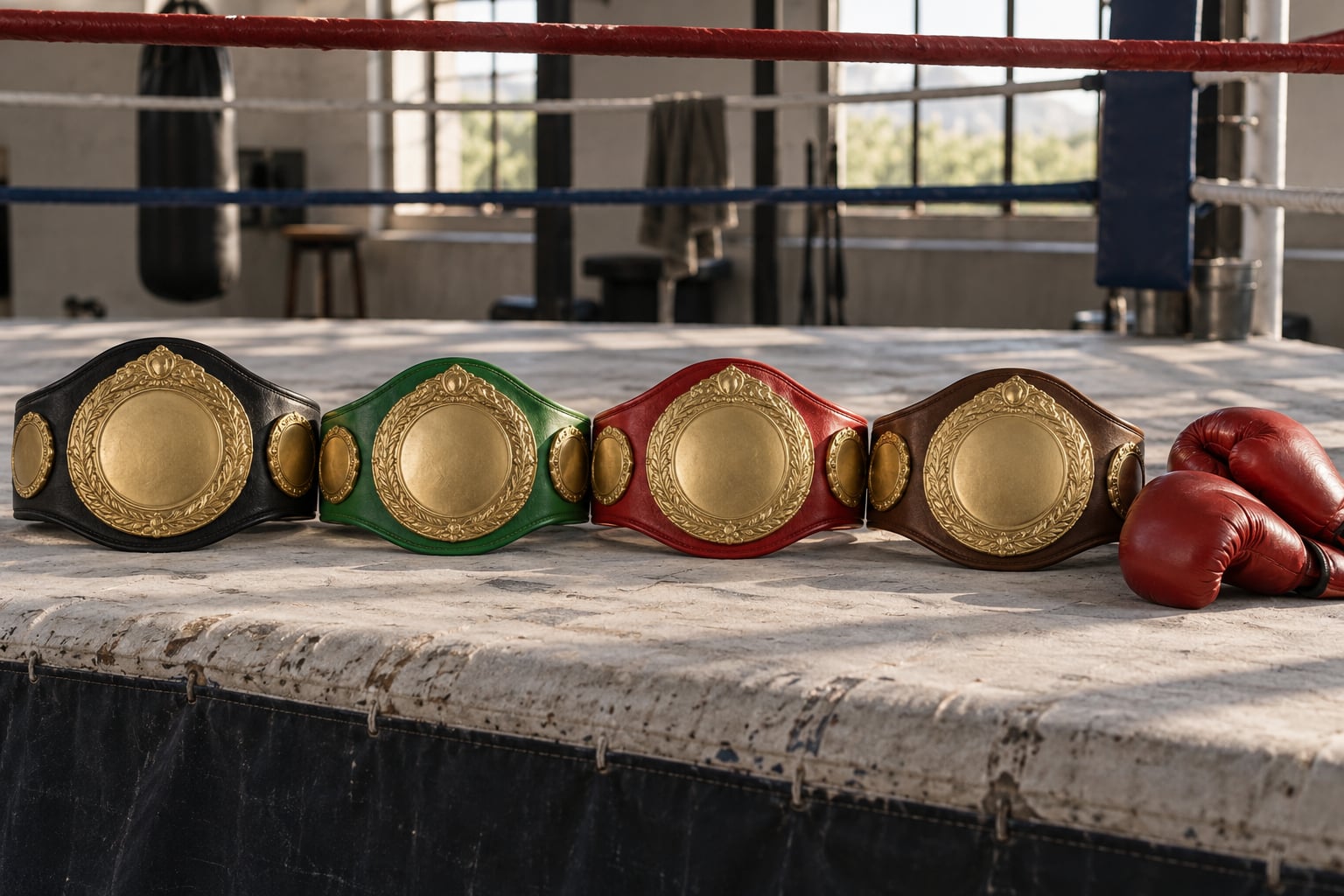 why there are so many boxing belts