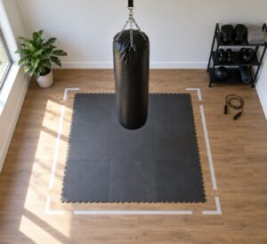 how much space you need for boxing at home