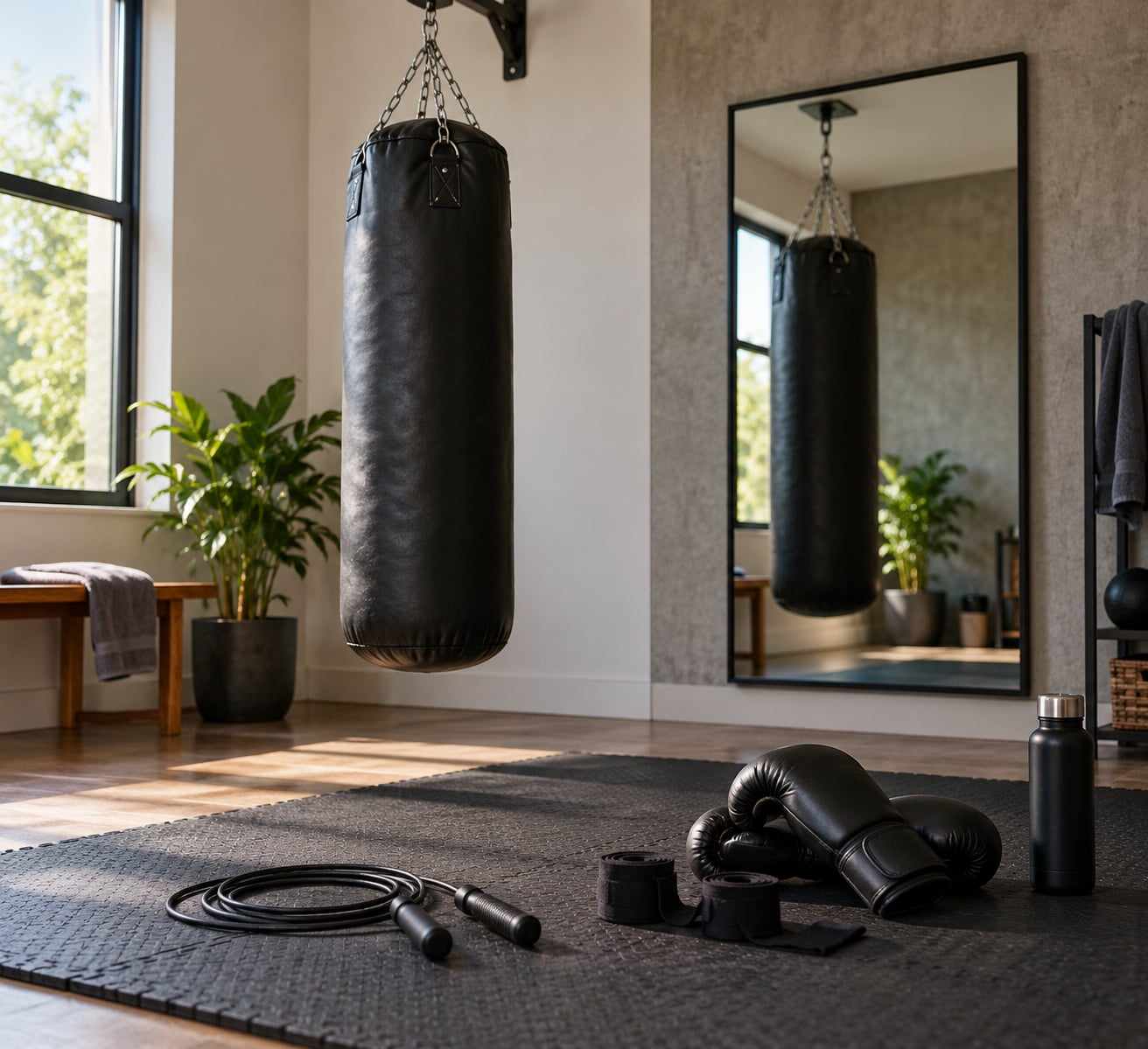 how to train like a boxer at home