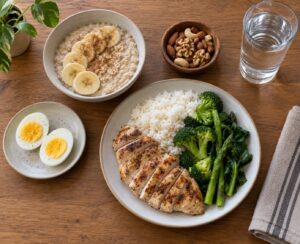 what a boxer eats in a day
