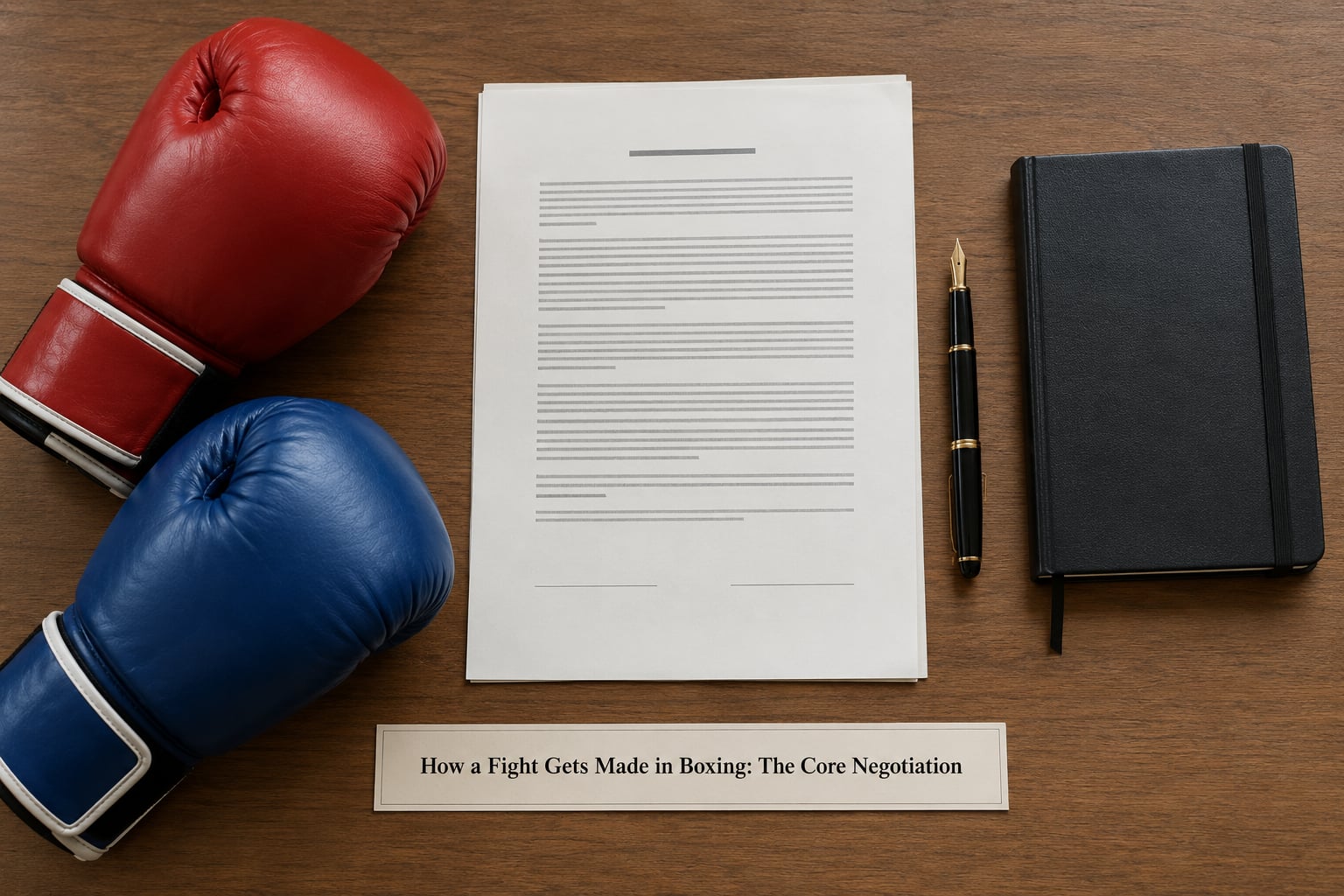 How a Fight Gets Made in Boxing: The Core Negotiation