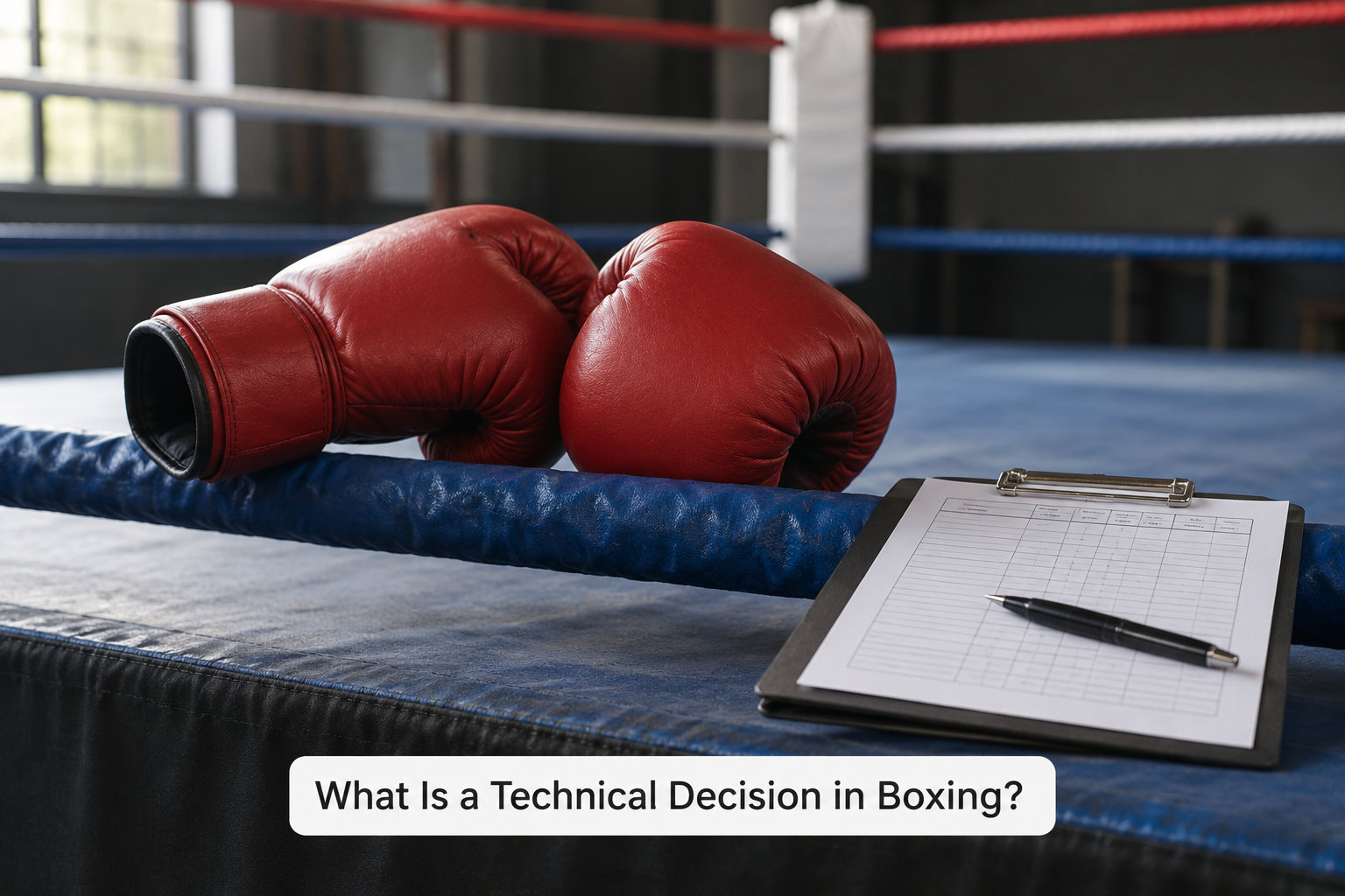 What Is a Technical Decision in Boxing?