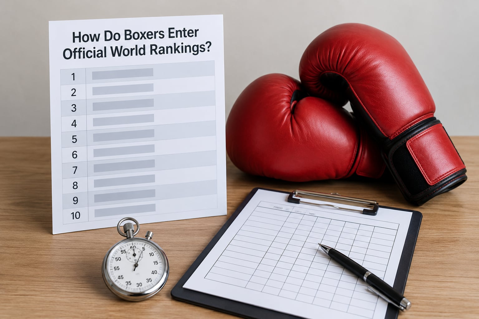 How Do Boxers Enter Official World Rankings?