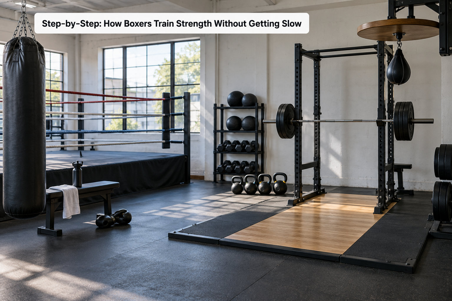 Step-by-Step: How Boxers Train Strength Without Getting Slow