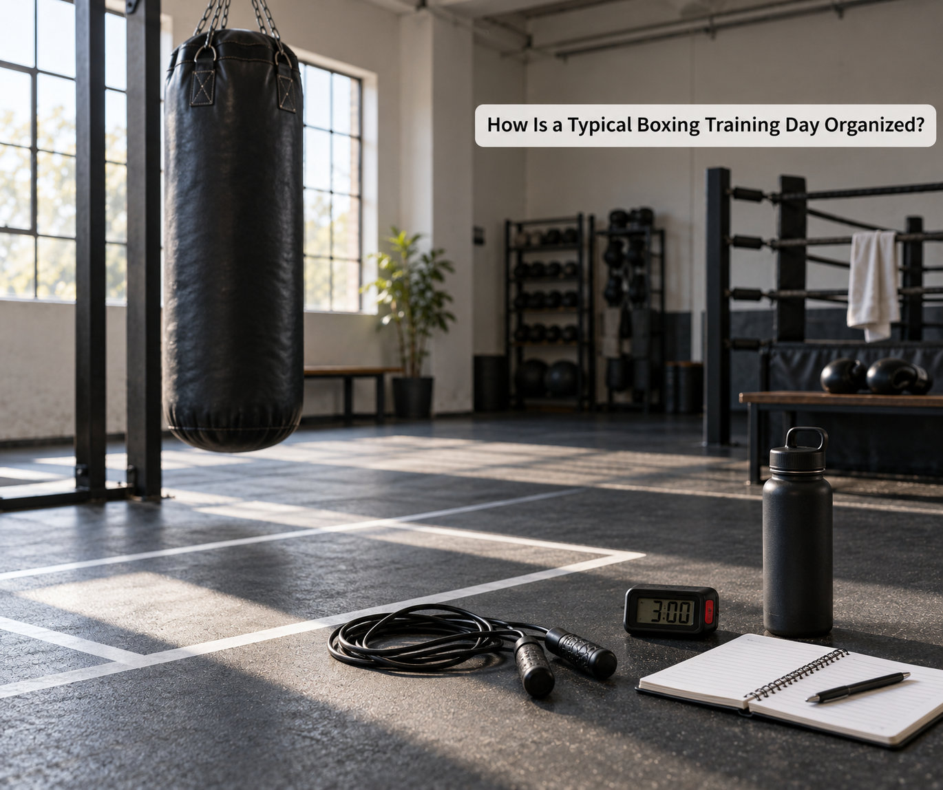 How Is a Typical Boxing Training Day Organized?