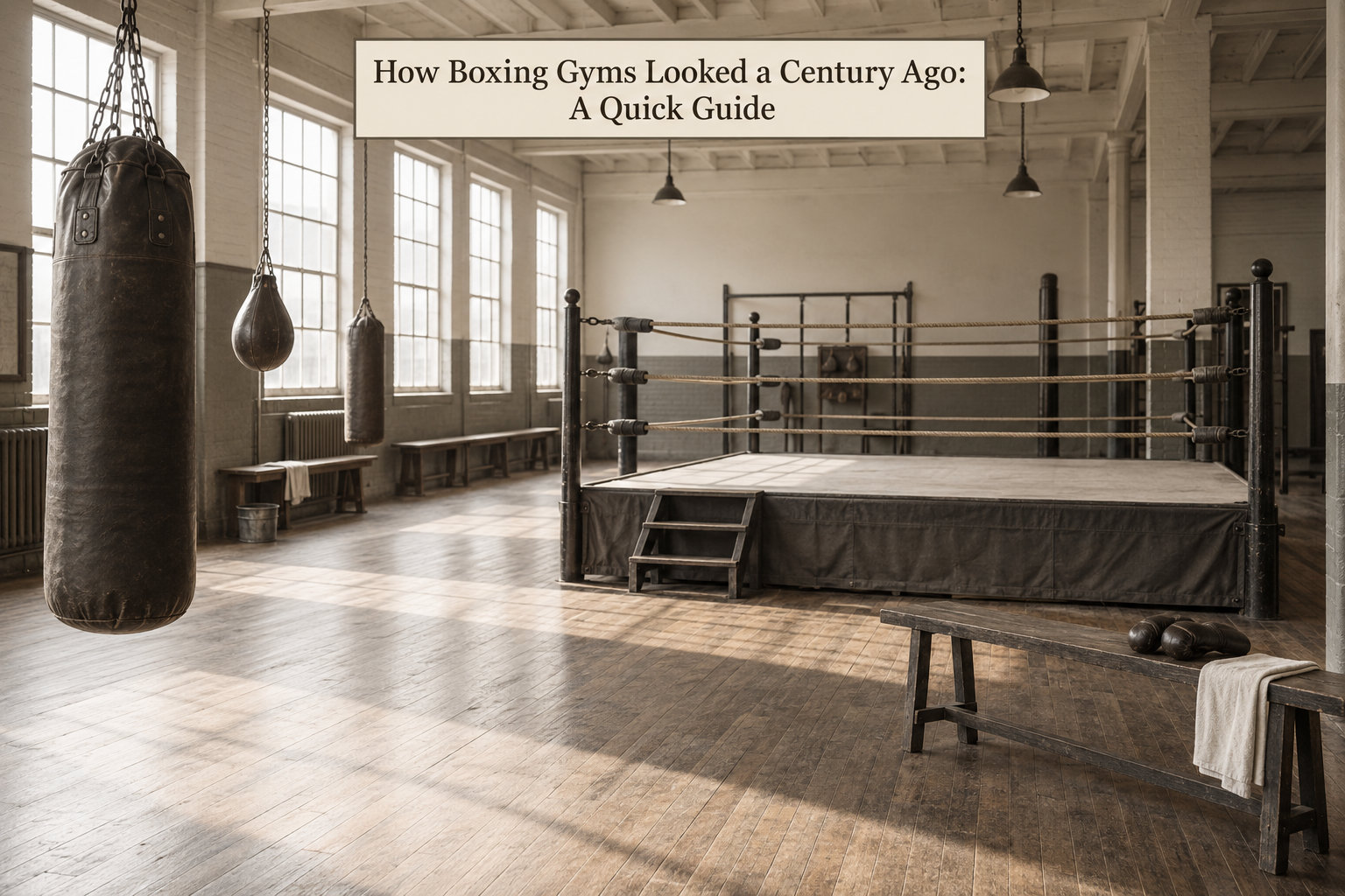 How Boxing Gyms Looked a Century Ago: A Quick Guide