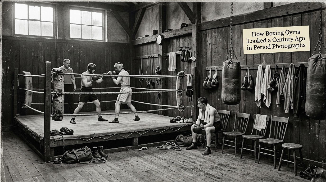 How Boxing Gyms Looked a Century Ago in Period Photographs