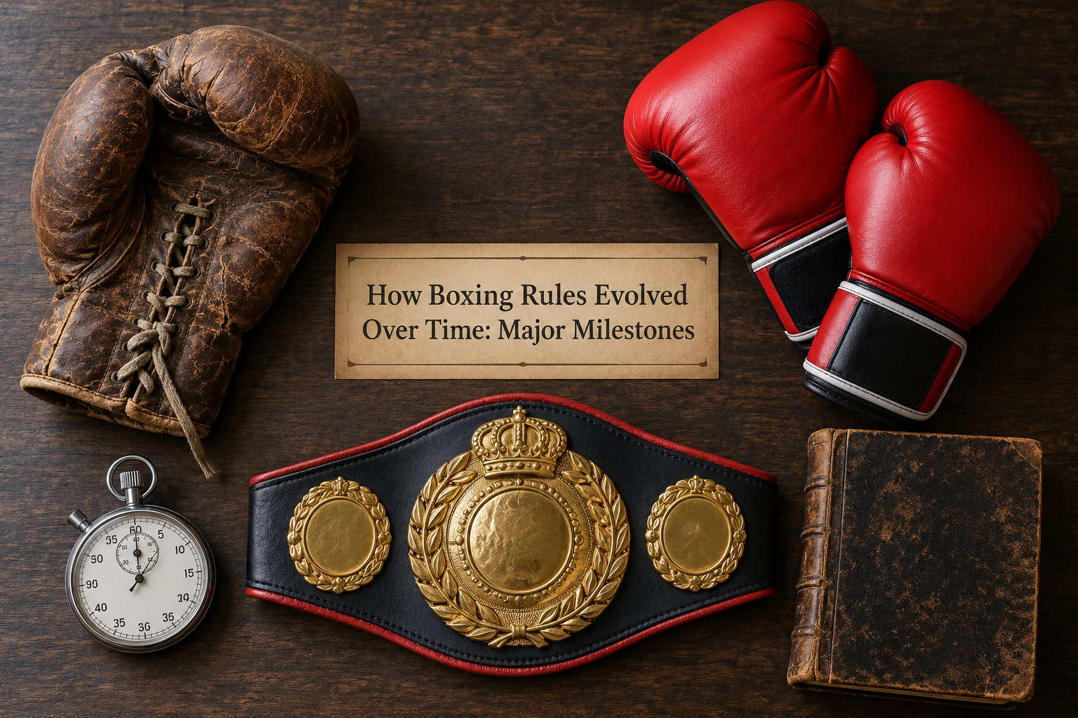 How Boxing Rules Evolved Over Time: Major Milestones