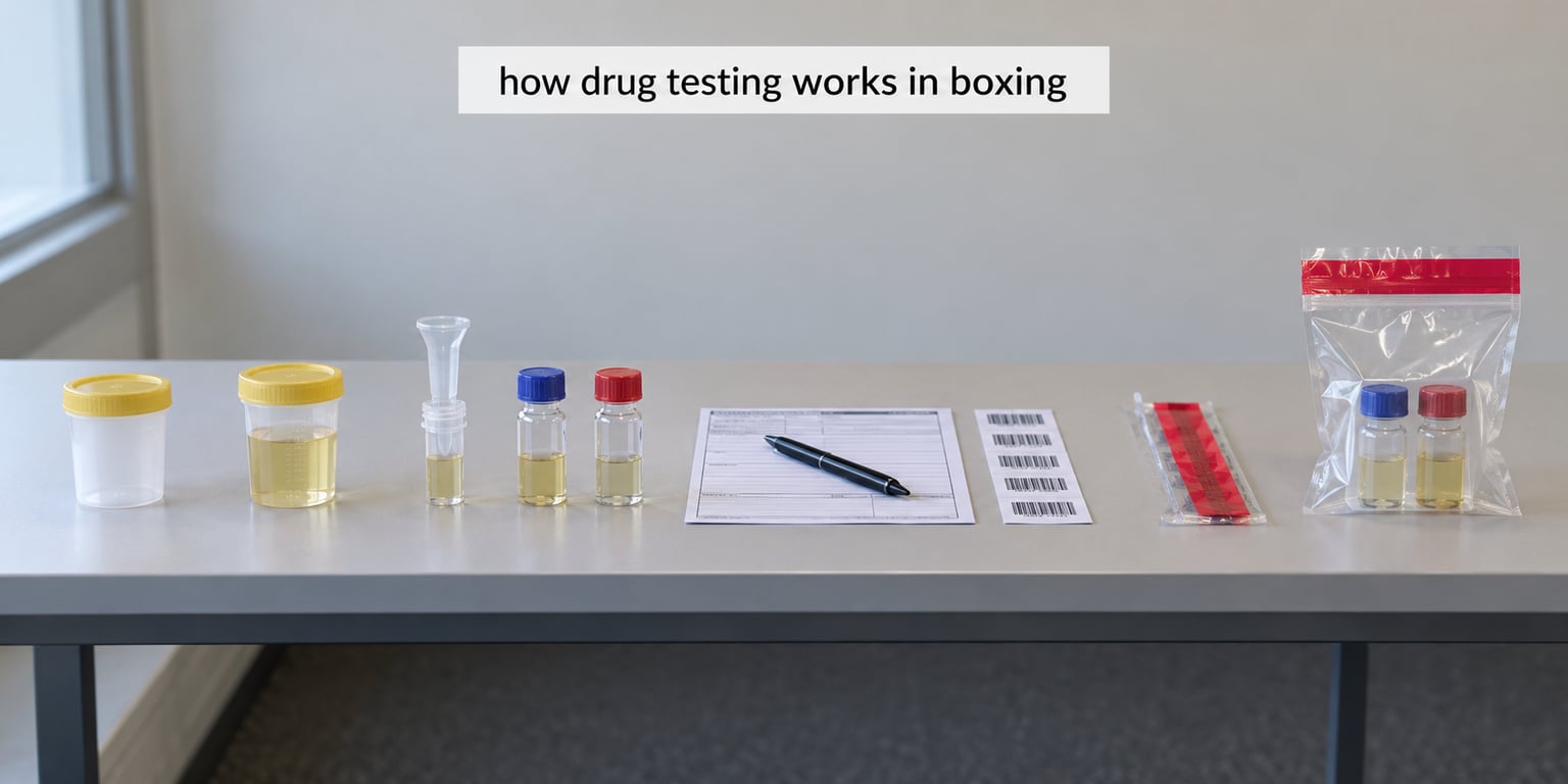 how drug testing works in boxing