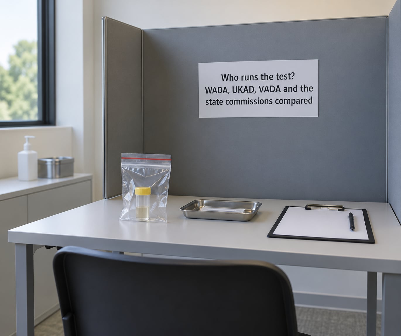 Who runs the test? WADA, UKAD, VADA and the state commissions compared