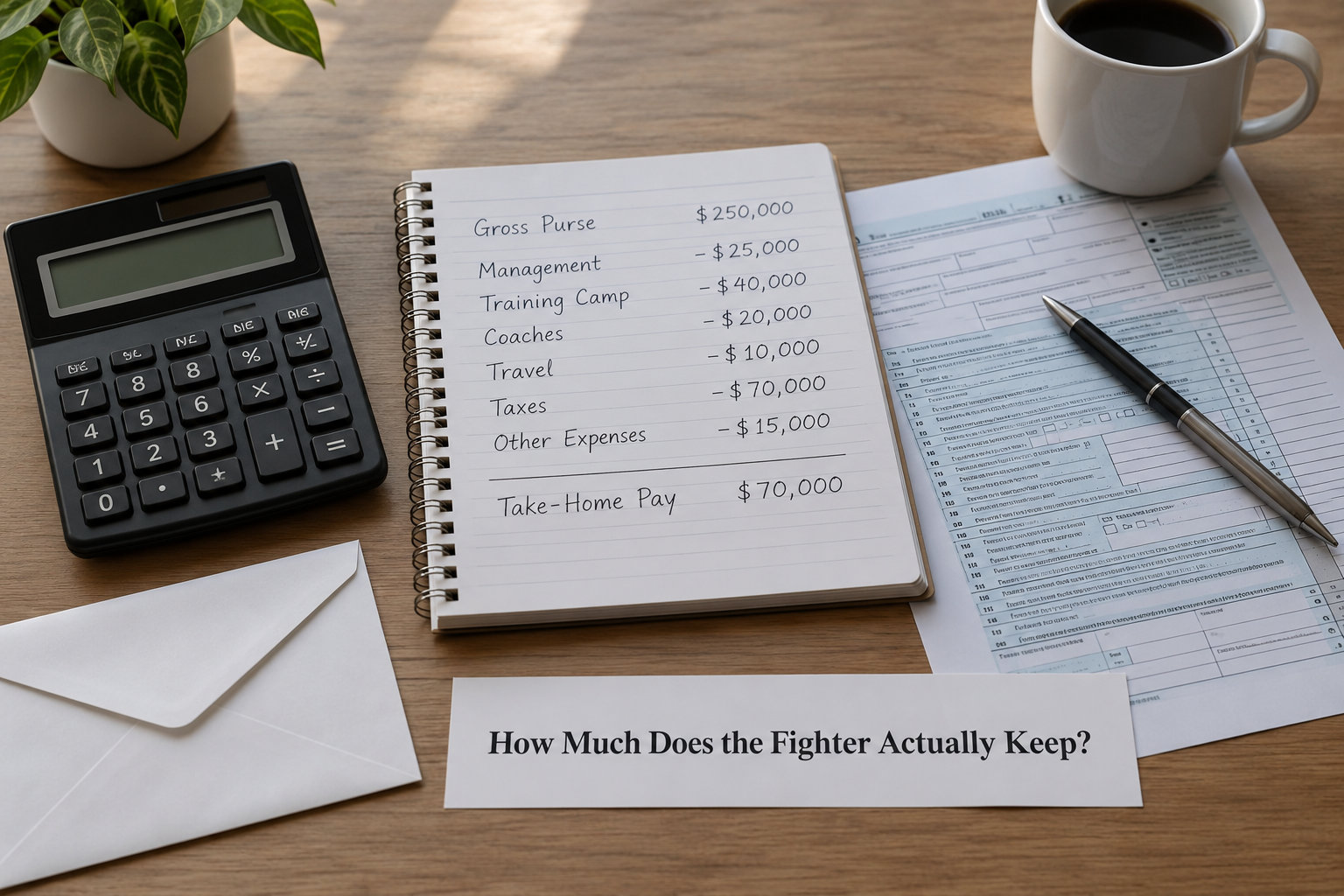 How Much Does the Fighter Actually Keep?