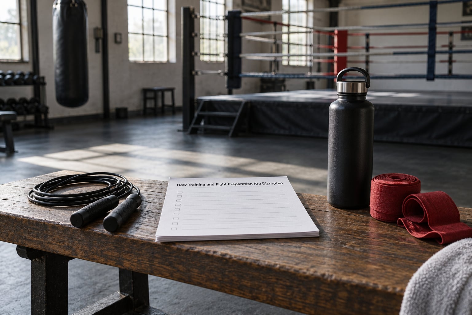 How Training and Fight Preparation Are Disrupted