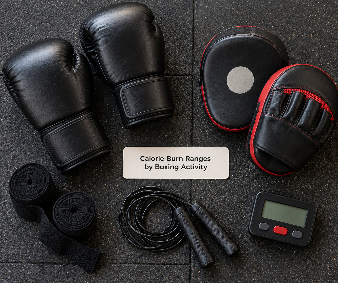 Calorie Burn Ranges by Boxing Activity