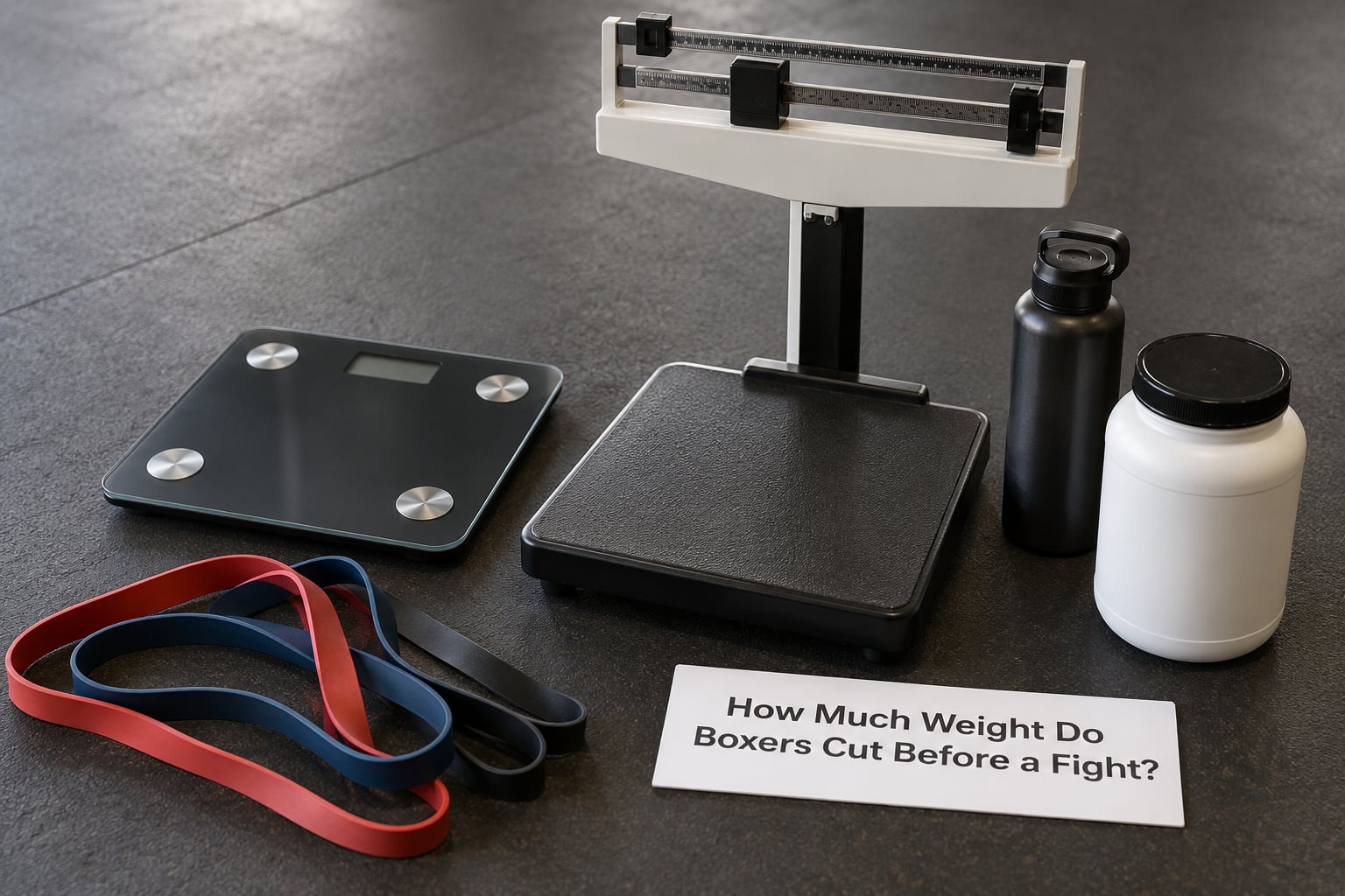 How Much Weight Do Boxers Cut Before a Fight?