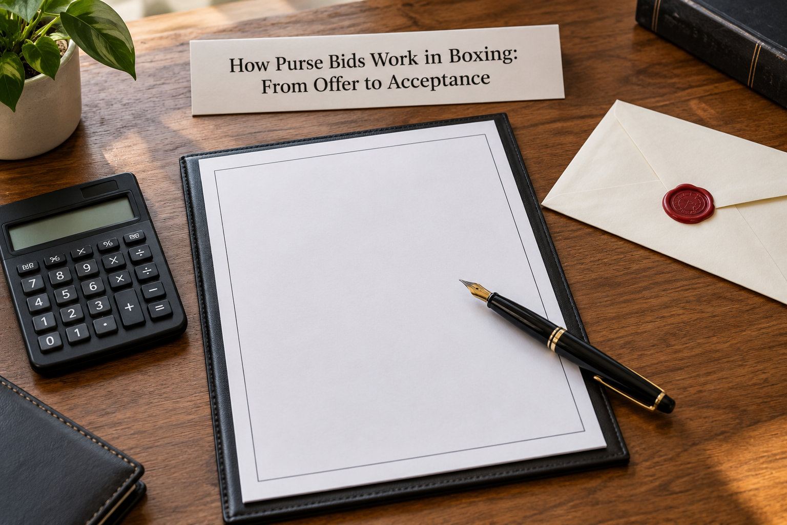 How Purse Bids Work in Boxing: From Offer to Acceptance