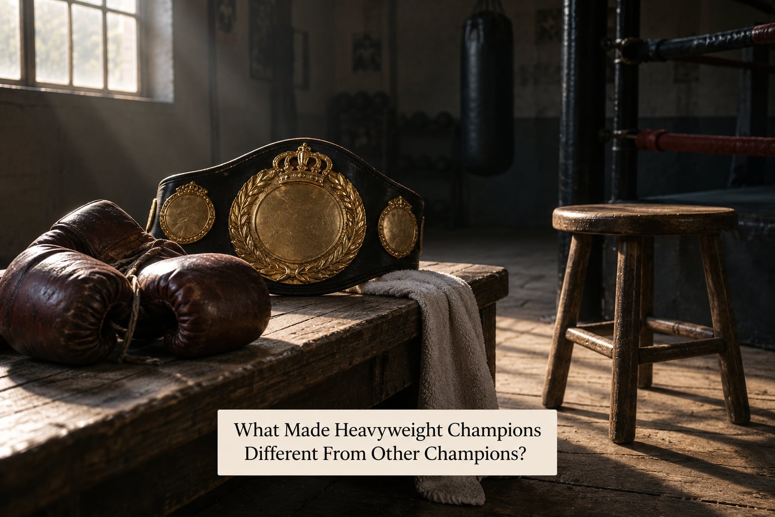 What Made Heavyweight Champions Different From Other Champions?