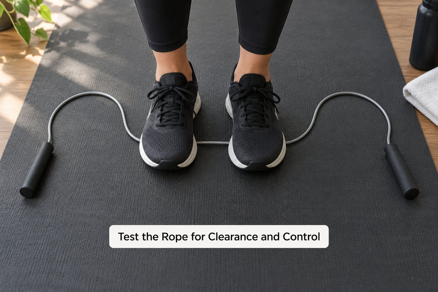 Test the Rope for Clearance and Control