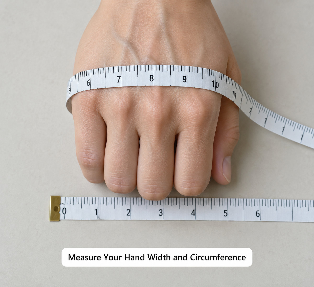 Measure Your Hand Width and Circumference