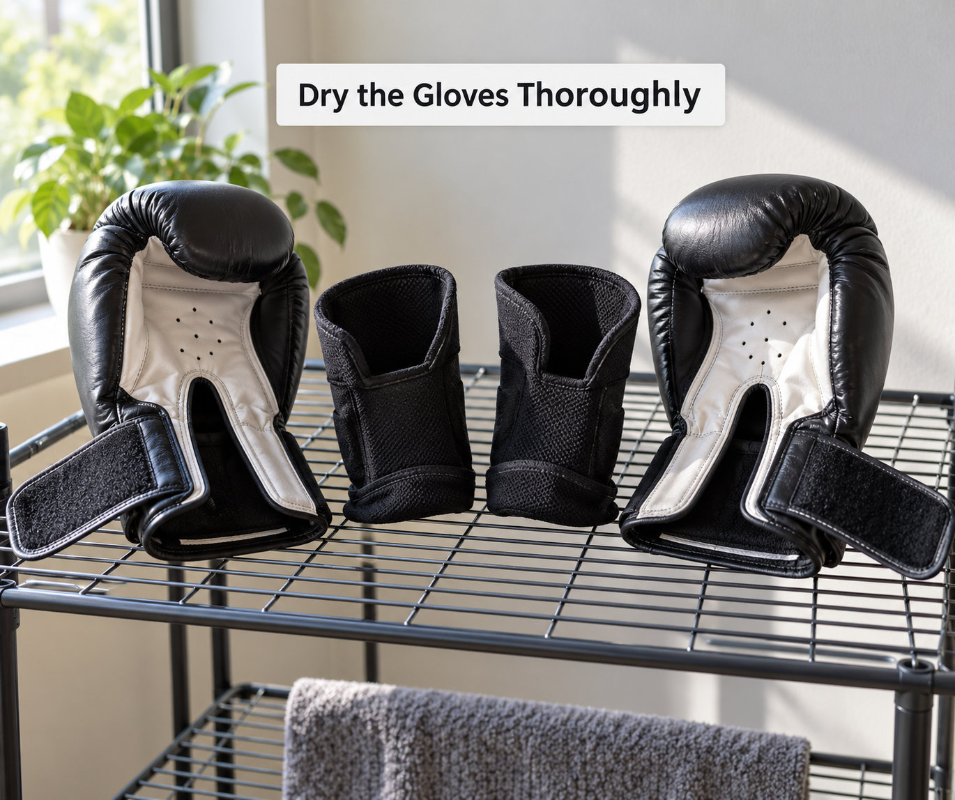 Dry the Gloves Thoroughly