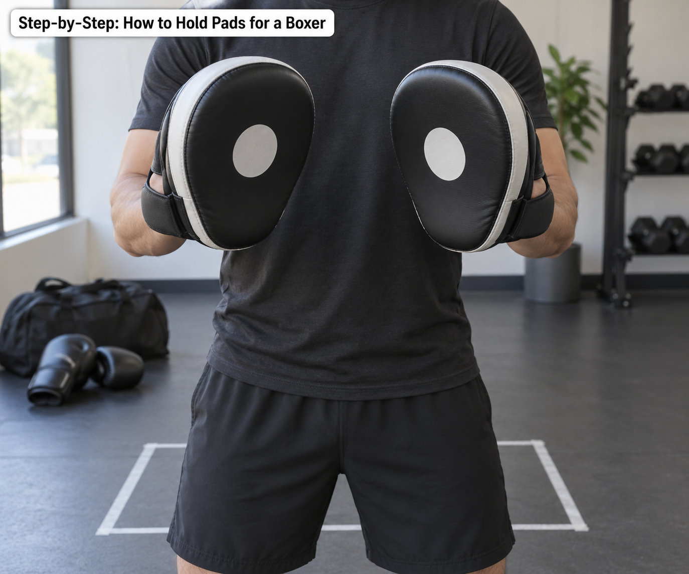 Step-by-Step: How to Hold Pads for a Boxer