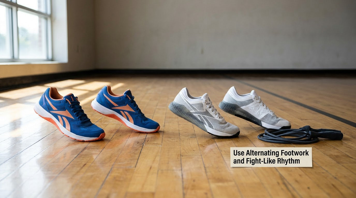 Use Alternating Footwork and Fight-Like Rhythm