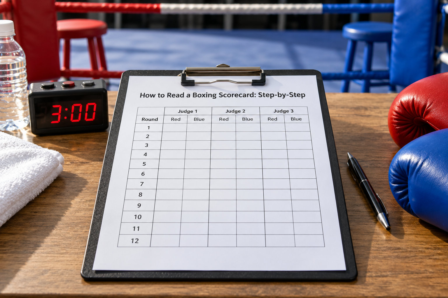 How to Read a Boxing Scorecard: Step-by-Step