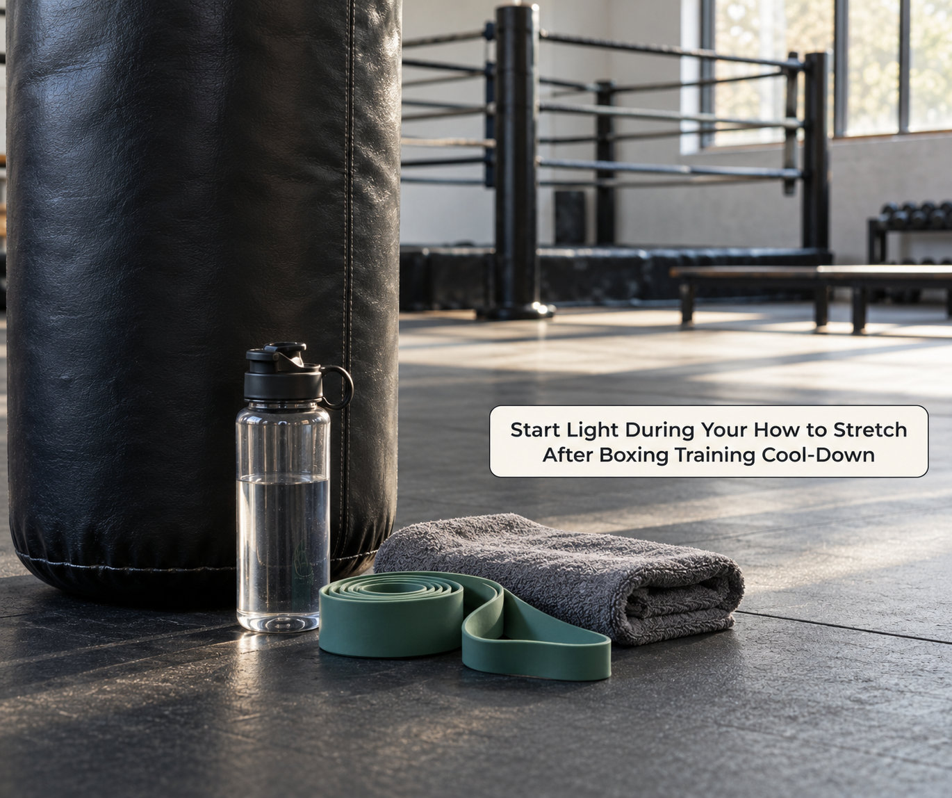 Start Light During Your How to Stretch After Boxing Training Cool-Down
