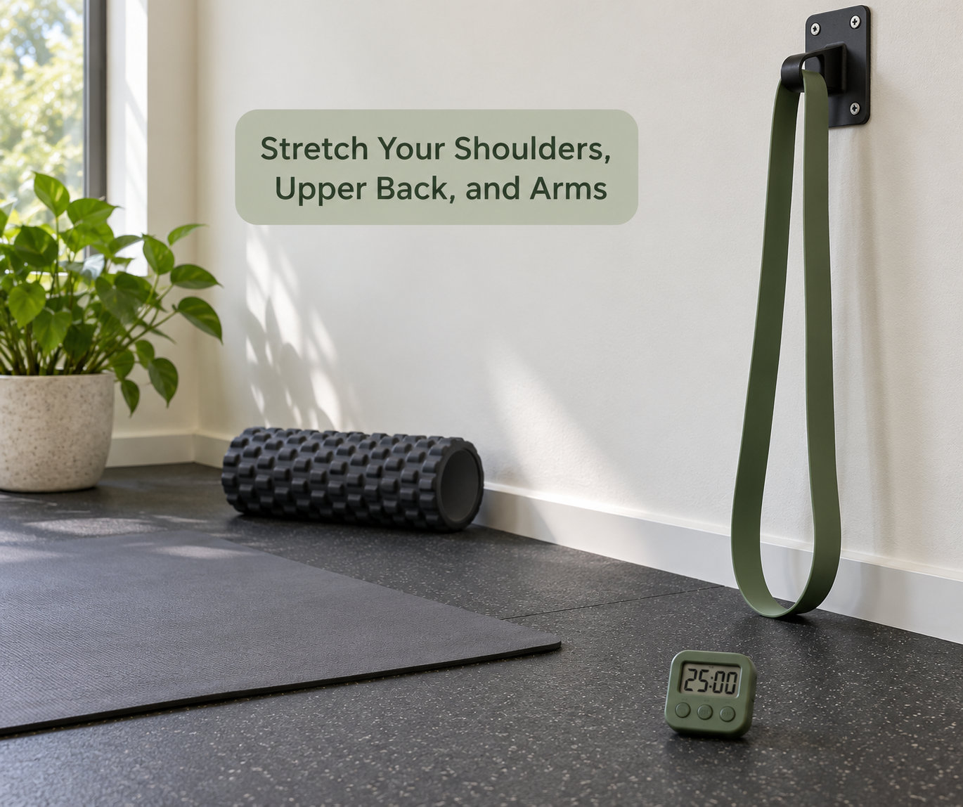 Stretch Your Shoulders, Upper Back, and Arms