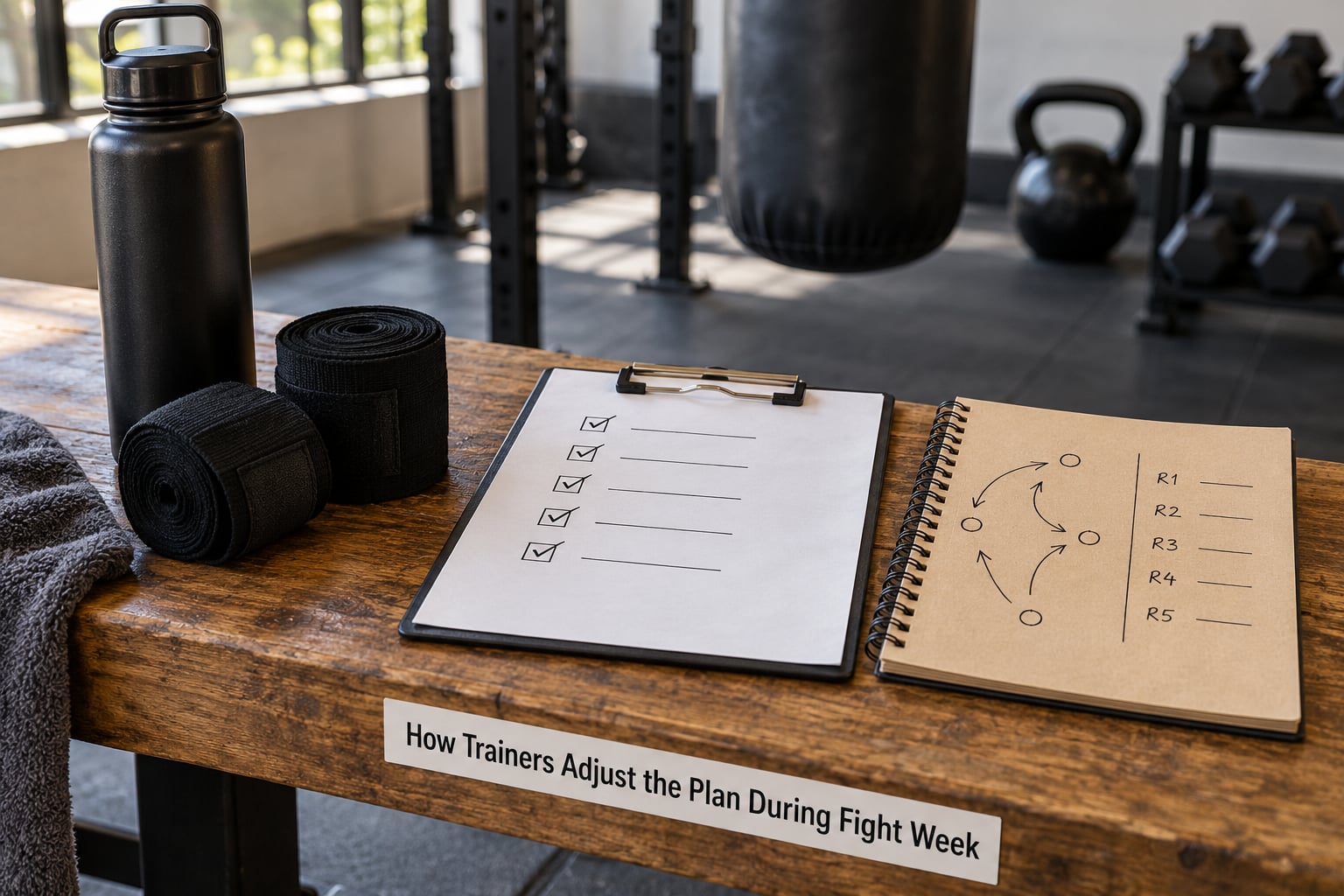 How Trainers Adjust the Plan During Fight Week