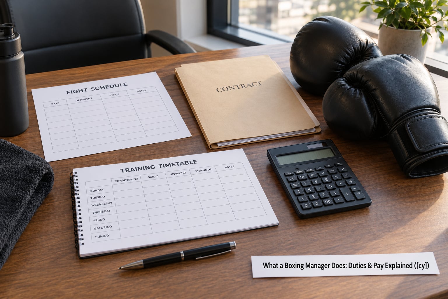 What a Boxing Manager Does: Duties & Pay Explained (2026)