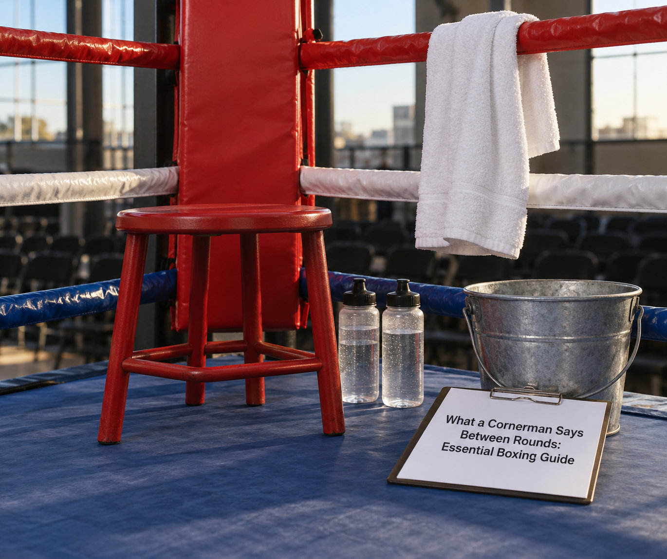 What a Cornerman Says Between Rounds: Essential Boxing Guide
