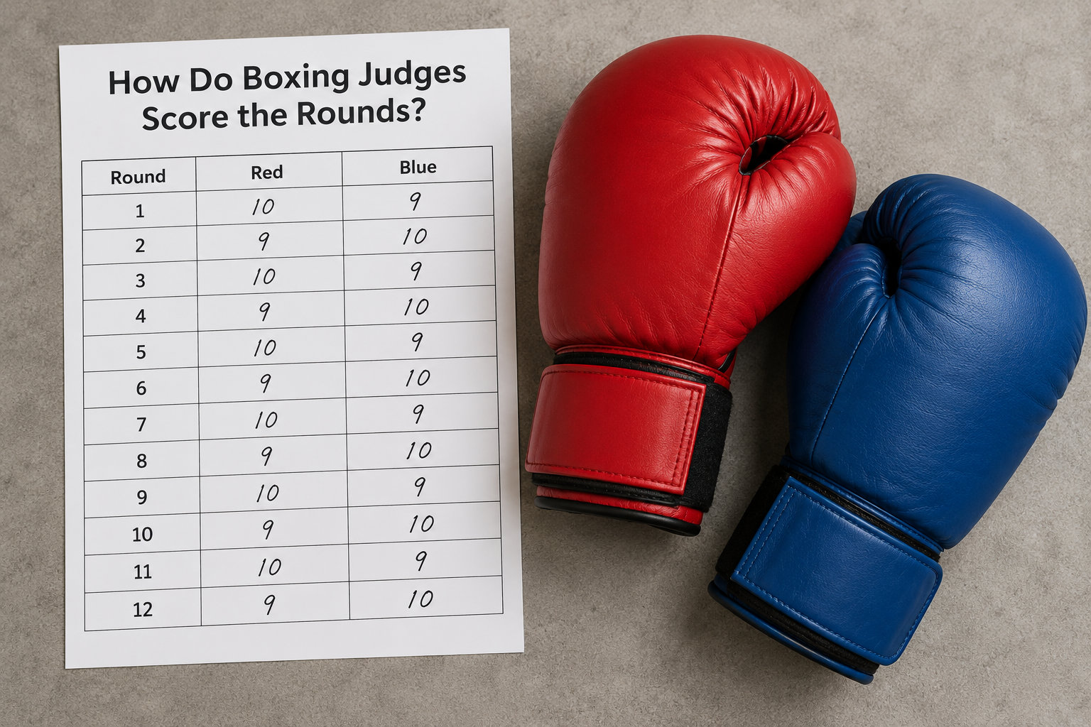 How Do Boxing Judges Score the Rounds?