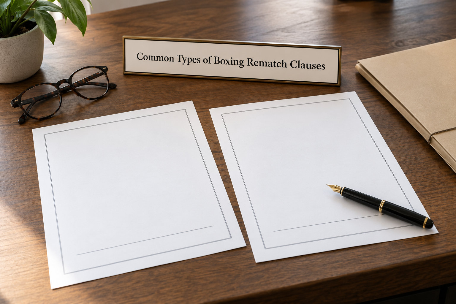 Common Types of Boxing Rematch Clauses