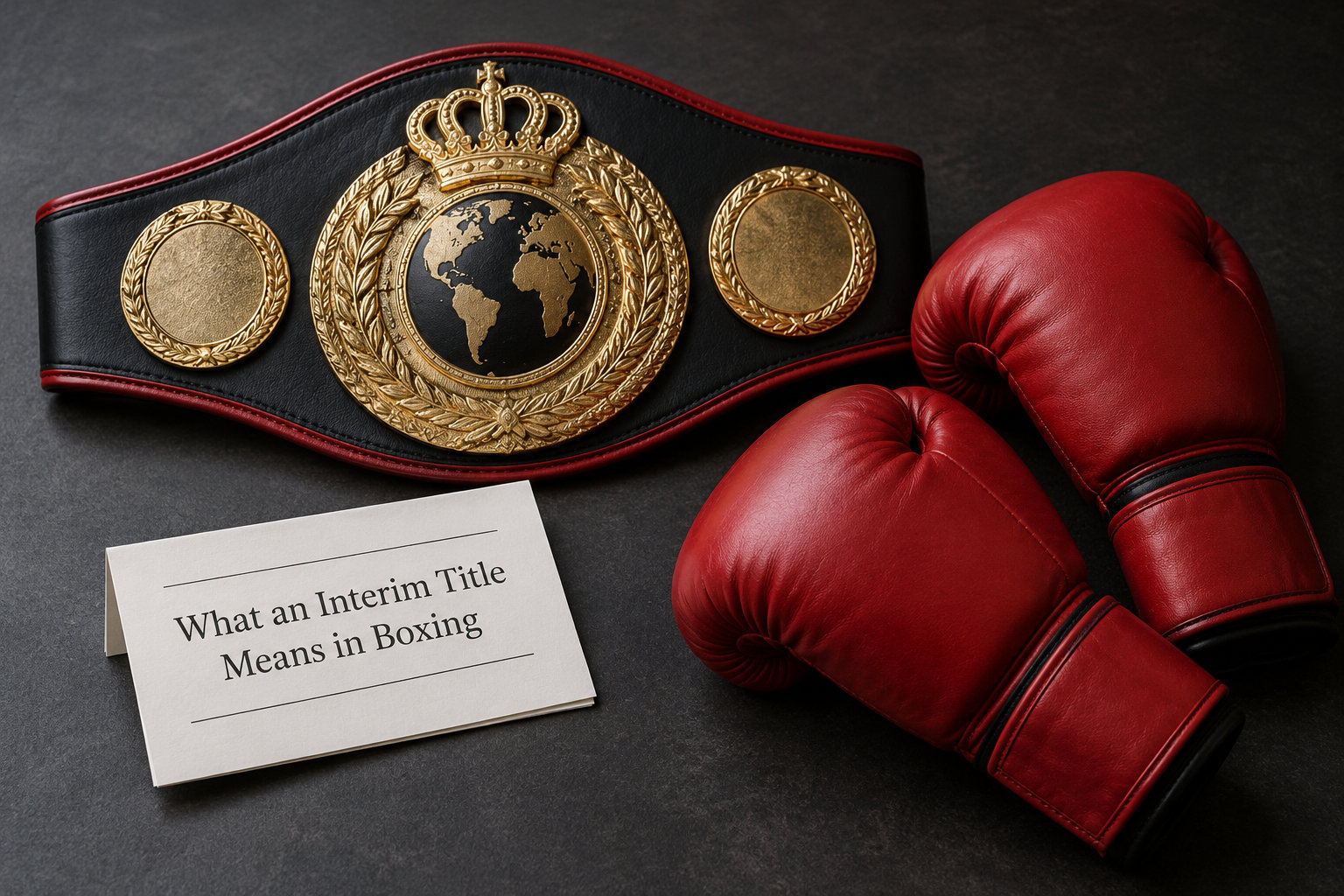 What an Interim Title Means in Boxing