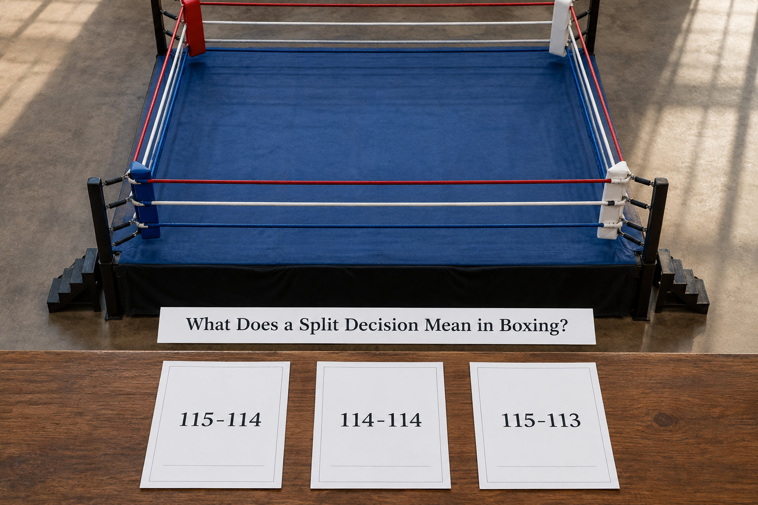 What Does a Split Decision Mean in Boxing?