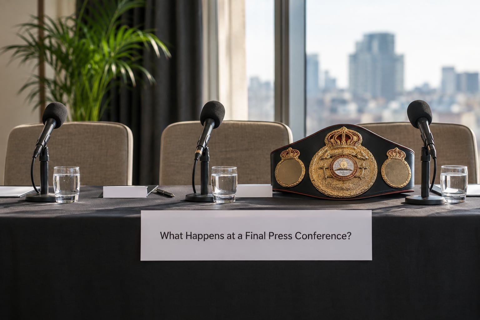 What Happens at a Final Press Conference?