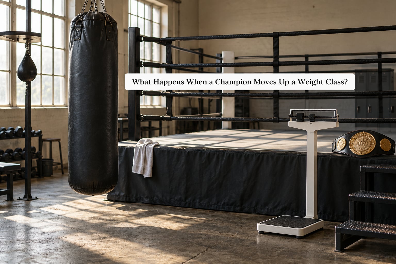 What Happens When a Champion Moves Up a Weight Class?