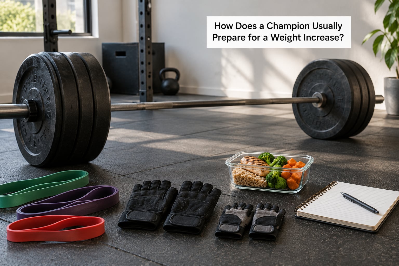 How Does a Champion Usually Prepare for a Weight Increase?