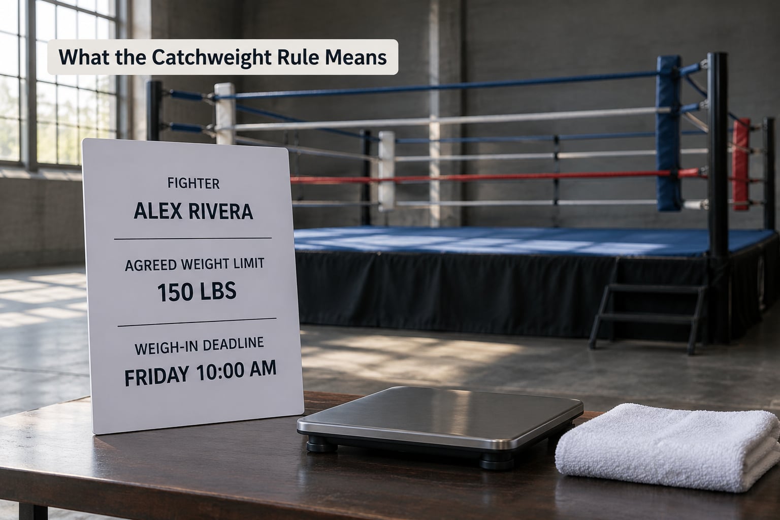 What the Catchweight Rule Means