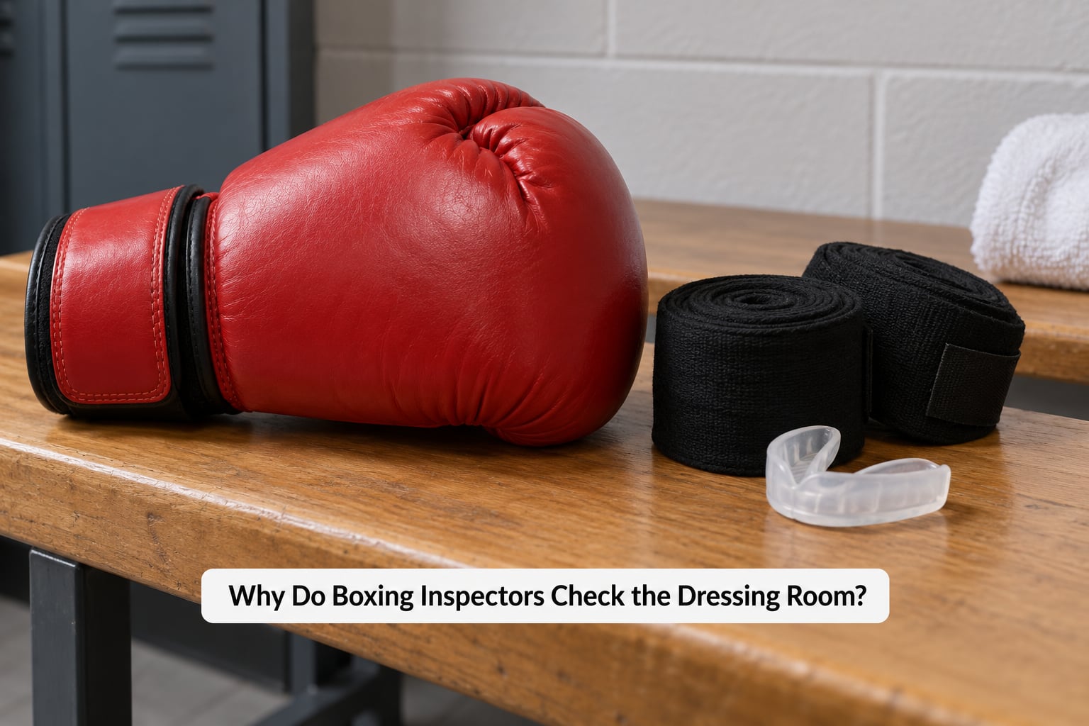 Why Do Boxing Inspectors Check the Dressing Room?