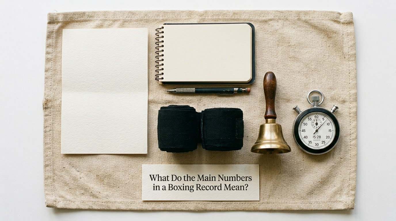 What Do the Main Numbers in a Boxing Record Mean?