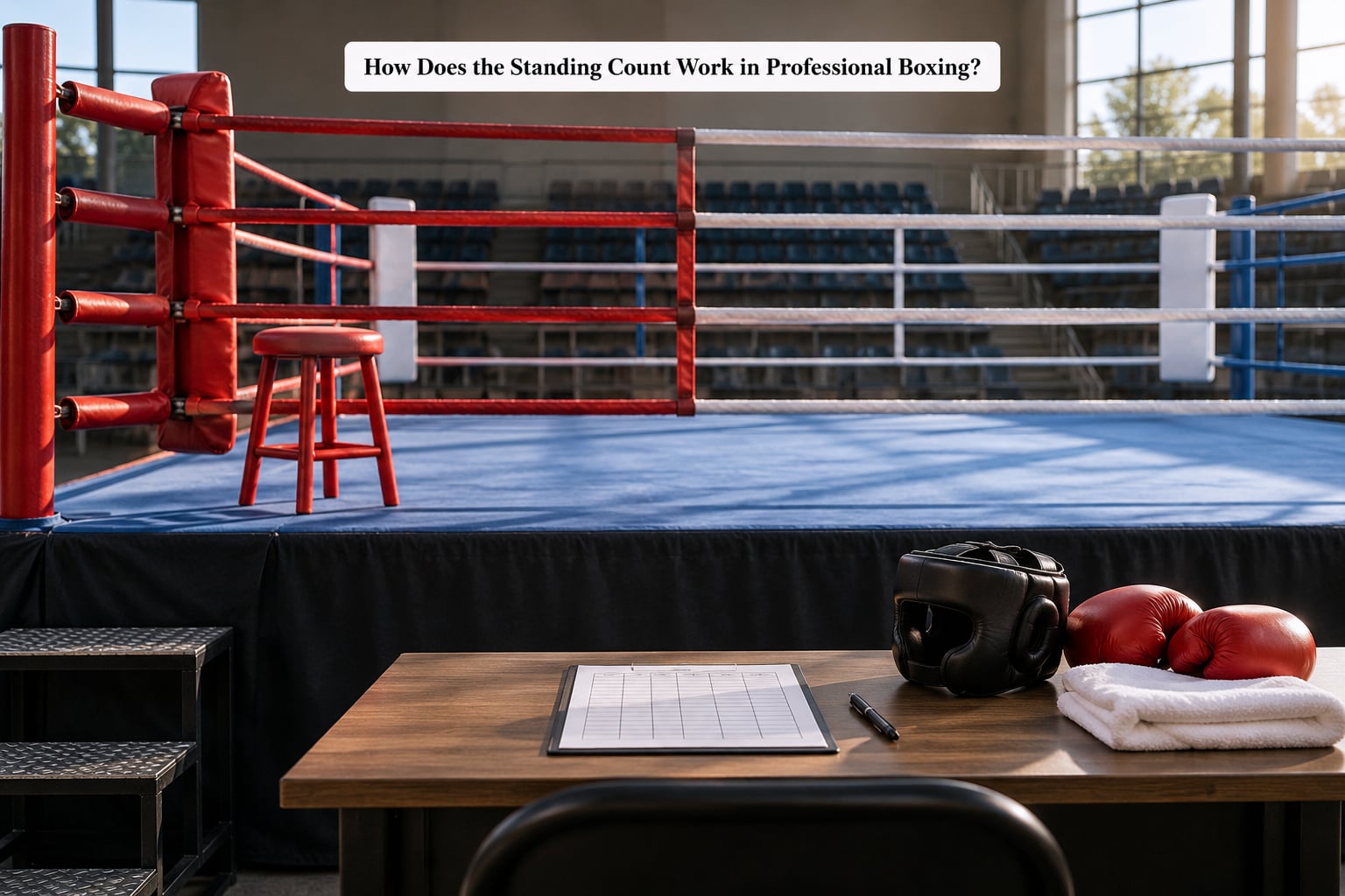 How Does the Standing Count Work in Professional Boxing?