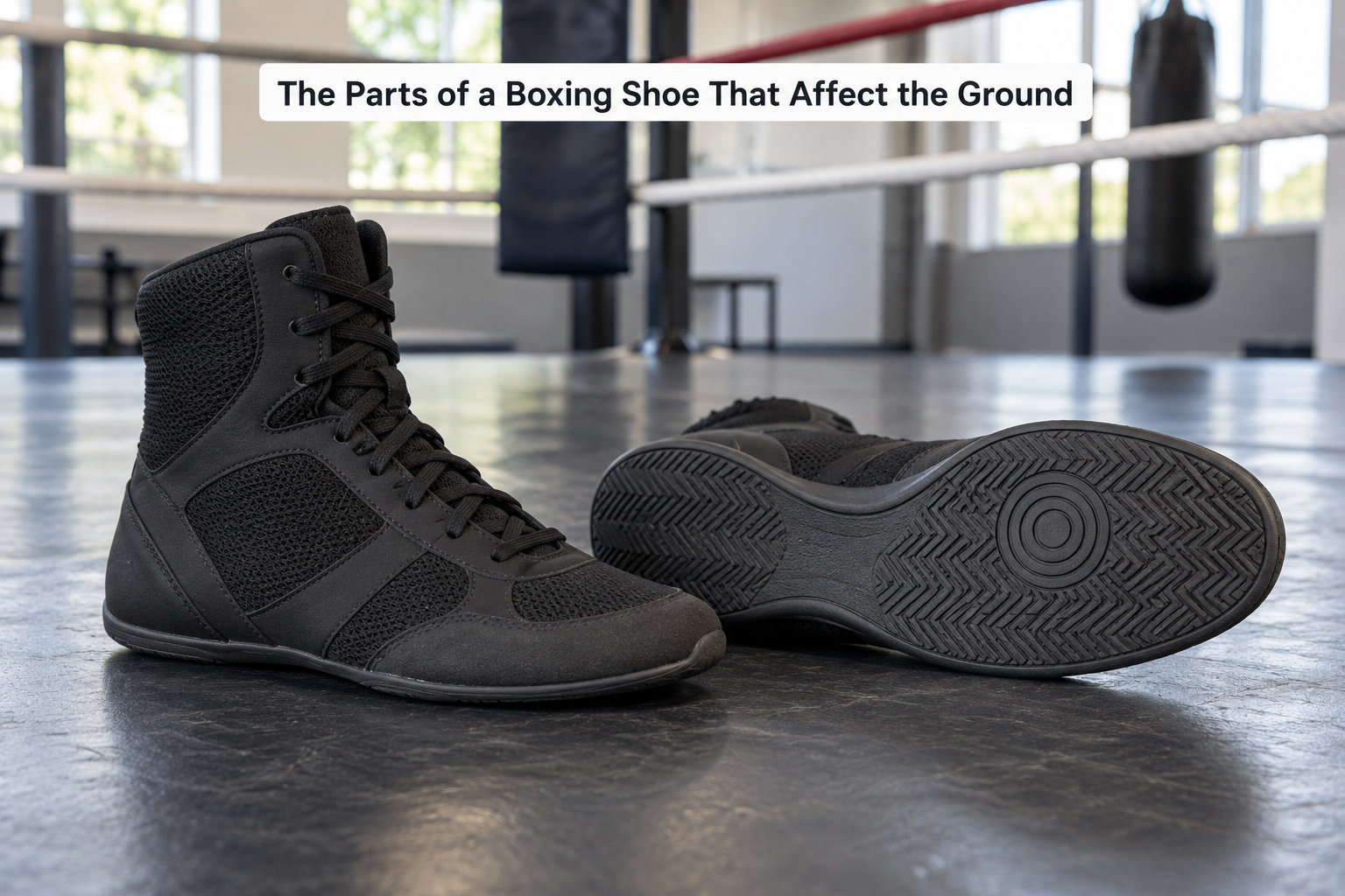 The Parts of a Boxing Shoe That Affect the Ground