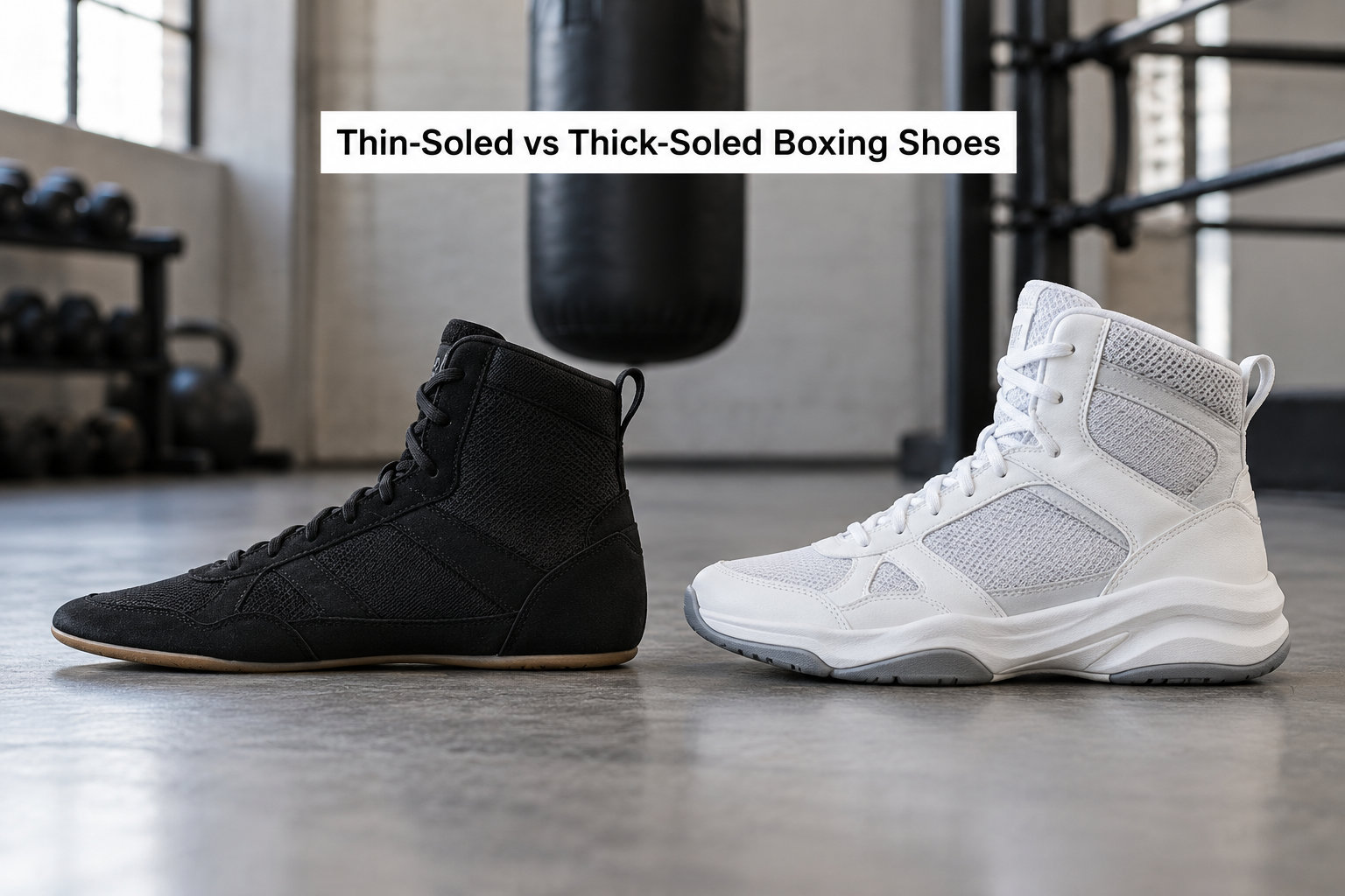Thin-Soled vs Thick-Soled Boxing Shoes
