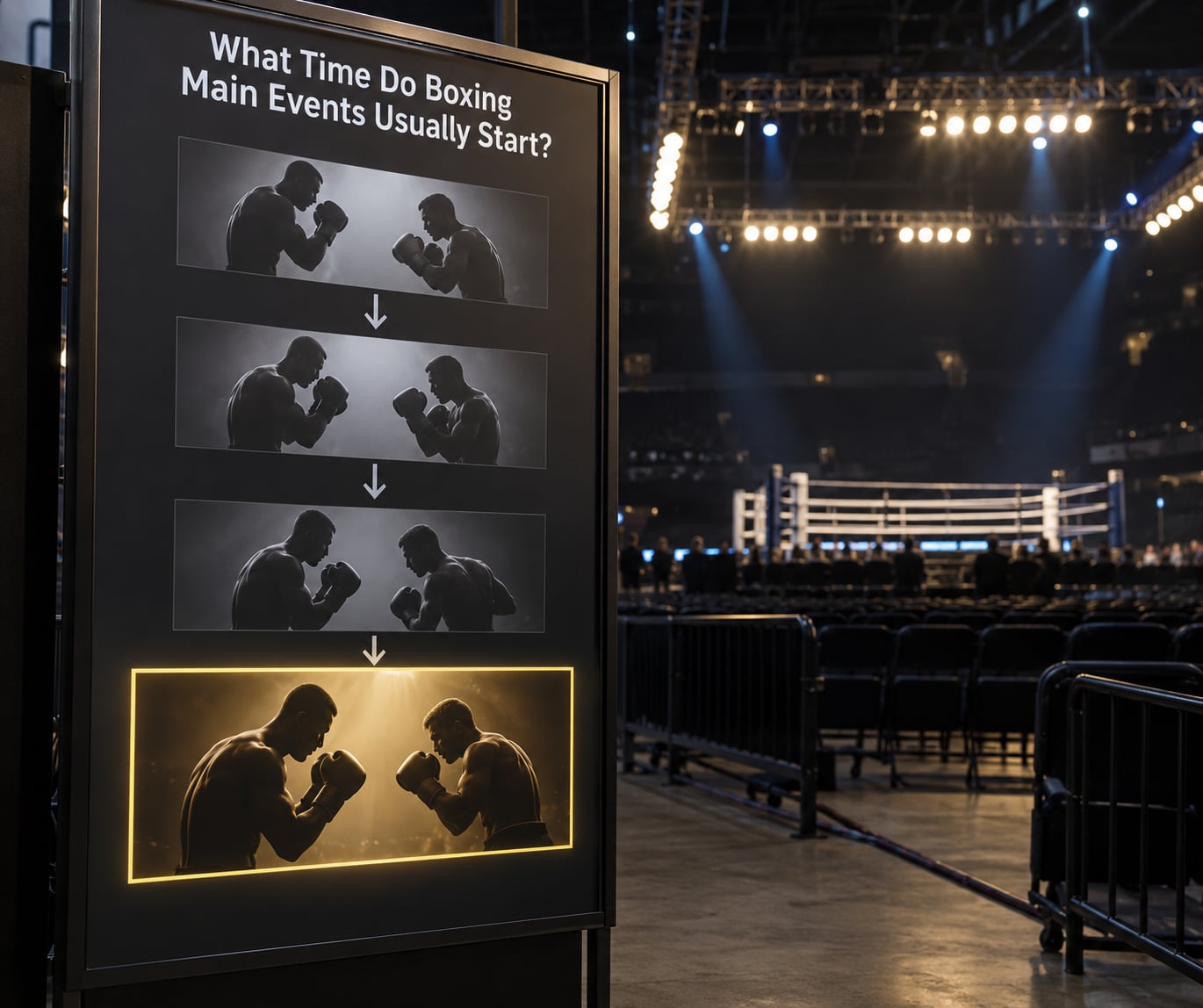 What Time Do Boxing Main Events Usually Start?