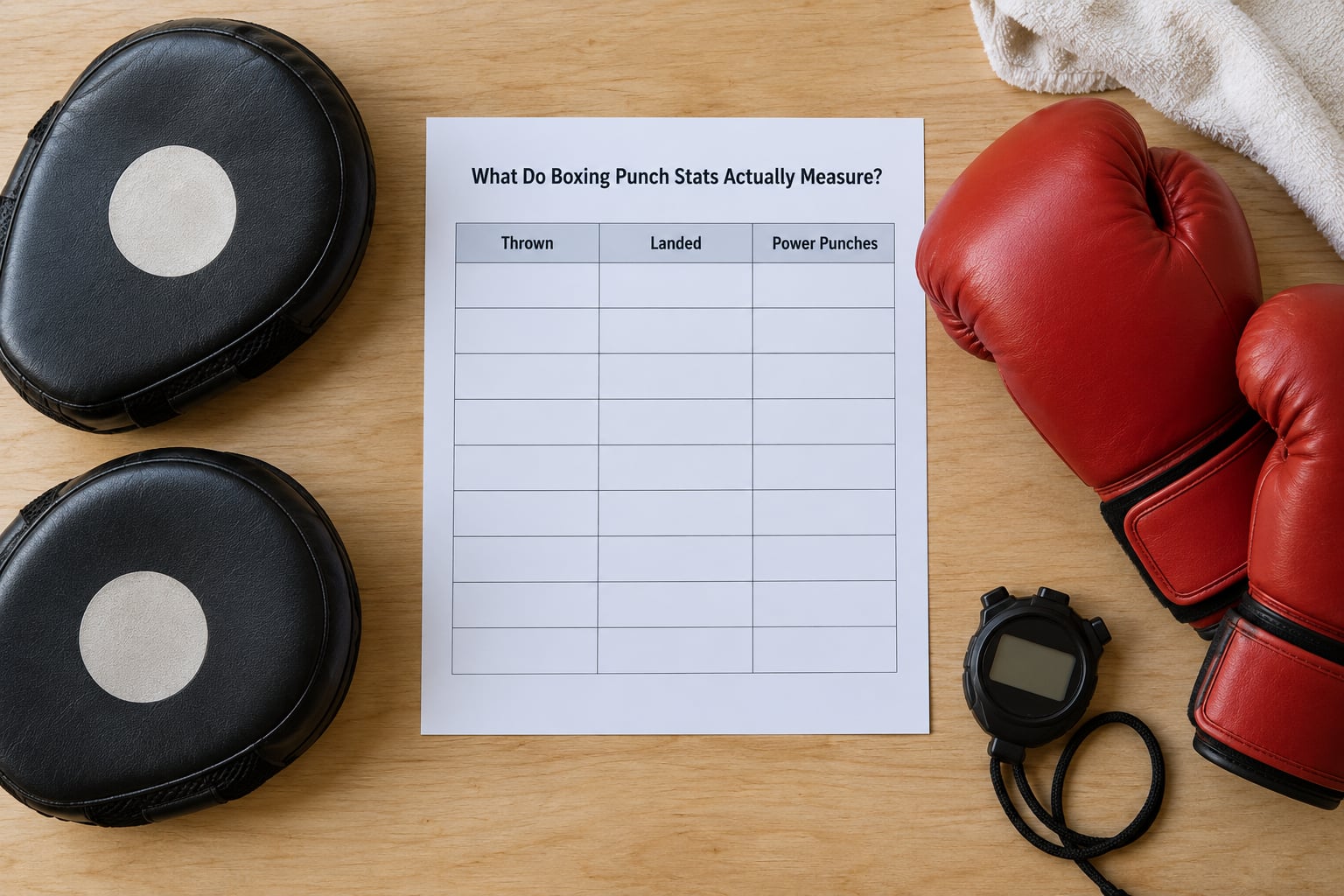 What Do Boxing Punch Stats Actually Measure?