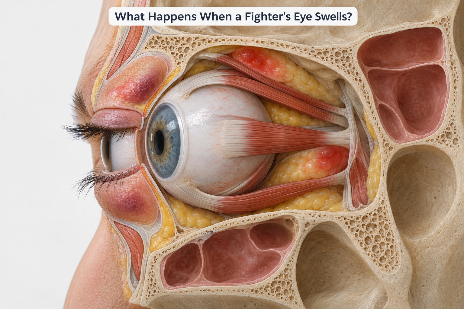 What Happens When a Fighter's Eye Swells?